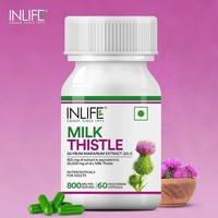 Inlife Mariendistel Extrakt 800Mg | 80% Silymarin LeberunterstüTzung 60 Kapseln