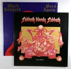 Lot of 2 Black Sabbath Vinyl LPs Sabbath Bloody Sabbath + Born Again