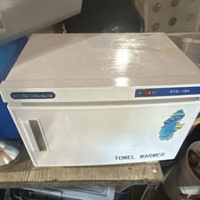 Electric White Towel Warmer RTD-16A Heated Rack for Bathroom Towels