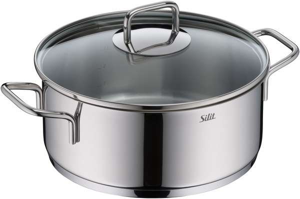 Bratentopf Silit Extra Cook LBH 33.80X26.10X13.40 Cm Silber Topf-image