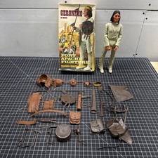 Marx Johnny West Fort Apache Fighters Geronimo w/Box  Accessories C2