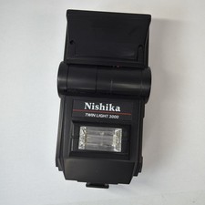 Nishika Twin Light 3010 Variable Angle Electronic Flash Untested