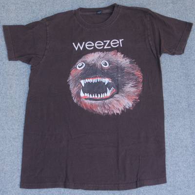 Weezer T Shirt M 2014 Tour Everything Will Be Alright Monster