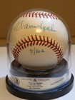 Warren Spahn Signed ONL Baseball BAS Certified Inscribed #91/363 Limited Edition — photo 1