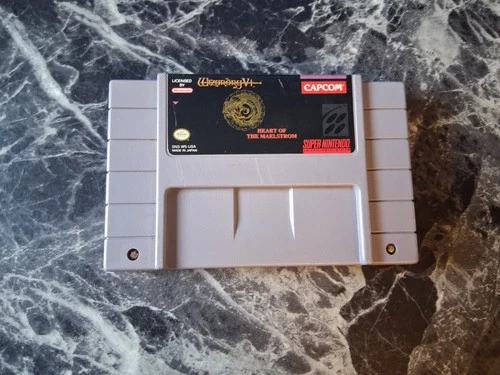 Wizardry V SNES Authentic Tested Contacts Cleaned