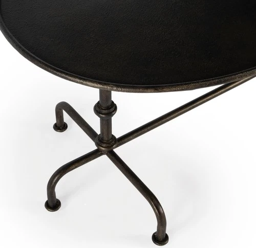 Kira Industrial Oval Coffee Table by Butler - Picture 6 of 8