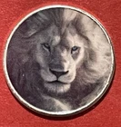 Solid Silver 1 Gram Round, Beautiful ￼Lion Image! Fine .999 Pure Silver!