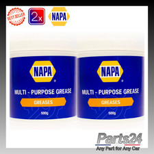 2x NAPA Multi Purpose Wheel Bearing Grease 500g Lithium LM2 TUB New
