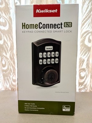 KWIKSET 620 HOMECONNECT KEYPAD CONNECTED SMART LOCK Z-WAVE 700 SERIES 08690-002