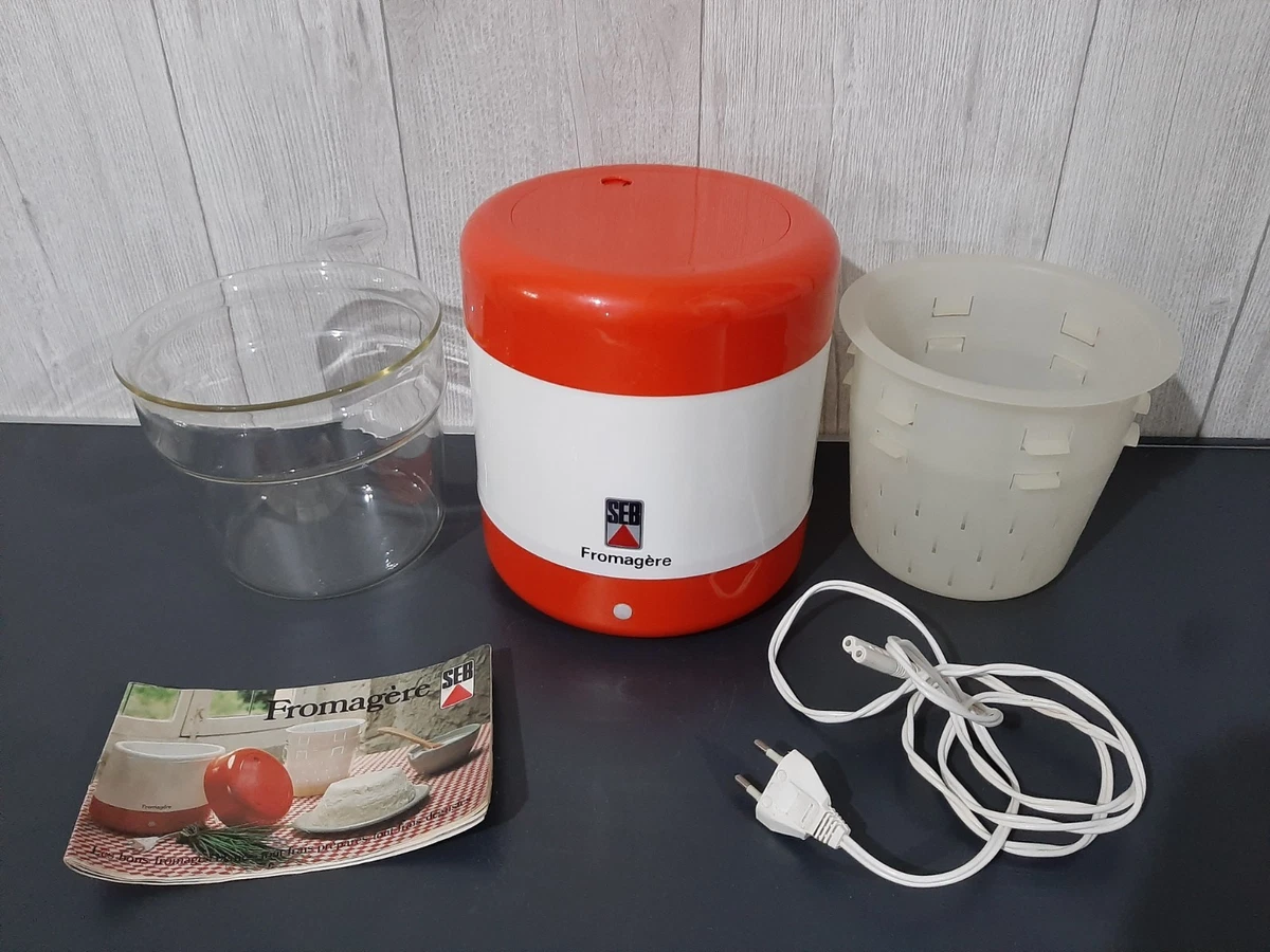 Fromagère électrique SEB orange vintage – Madame Chine