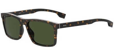 Hugo Boss Men's Dark Havana Square Sunglasses - BOSS1036S 0086 QT