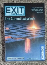 Exit - The Game - The Cursed Labyrinth - Escape Room Juegos para resolver acertijos SELLADOS