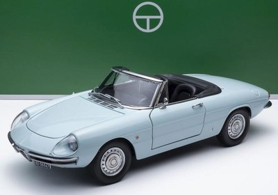 Touring Modellcars 1:18 Alfa Romeo 1600 Duetto Spider 1966 - blu celeste  AR513