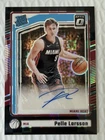 Pelle Larsson  2024-25 Donruss Optic Prizm Red Black Auto SP Heat /25