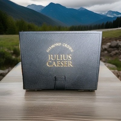 Diamond Crown Julius Caesar Empty Cigar Box Black J.C. Newman 