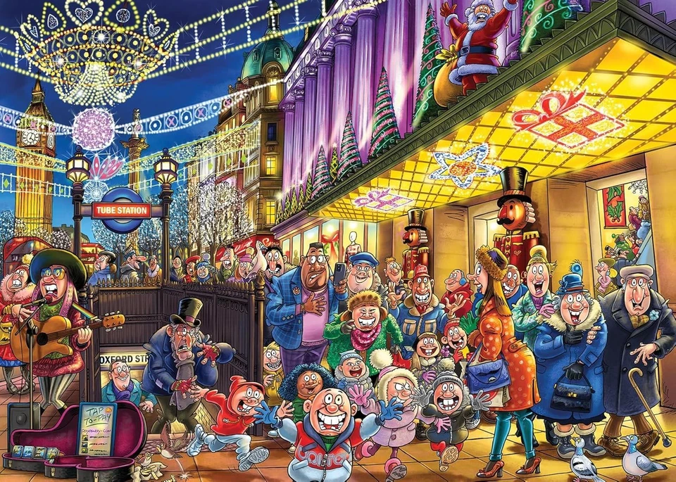 Wasgij Christmas 20 Spirits of Christmas! Jigsaw Puzzle (2 x 1000 Pieces) - Image 3 of 3