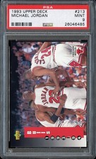 1993 UPPER DECK #213 MICHAEL JORDAN PSA 9 MINT