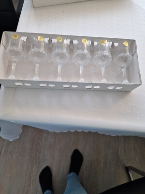 Cristal de Flandre France 6 Weinglaeser