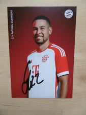 Raphael Guerreiro "Bayern Munich" autograph signed 10x15 cm postcard 2023/24