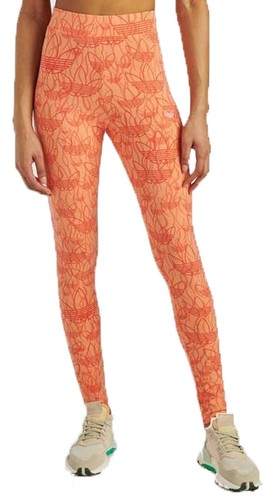 Adidas Womens Patterned Leggings Logo 