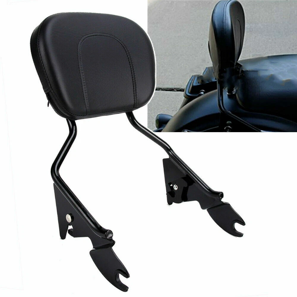 Detachable passenger backrest sissy 2024 bar for harley davidson touring