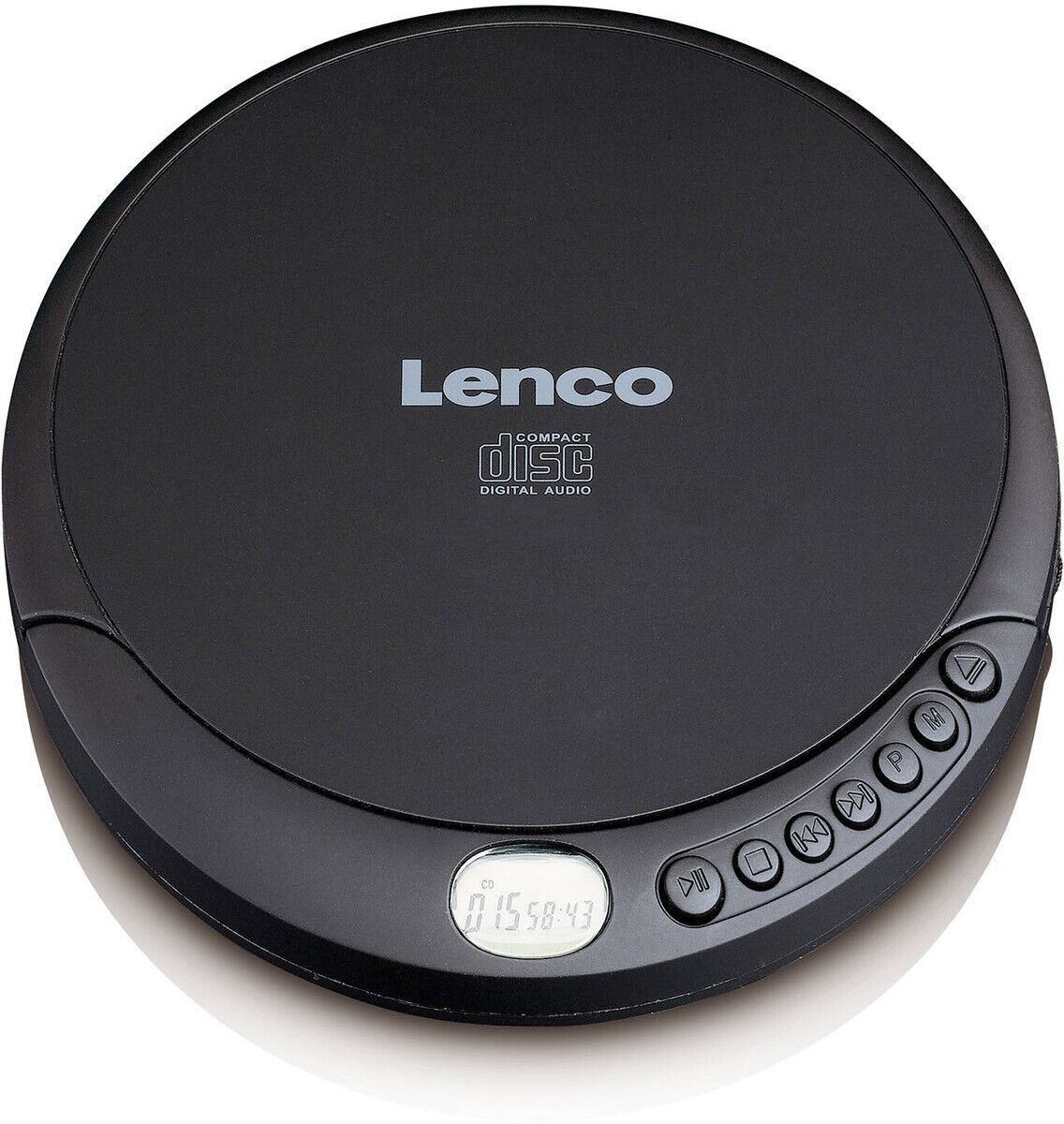 Thumbnail - Lenco Cd-010 Tragbarer Cd Player Ladefunktion Schwarz Stereo Kopfhörer