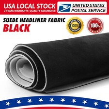 Deluxe Suede Cars Headliner Foam Material Fabric Upholstery Roof Liner Repair