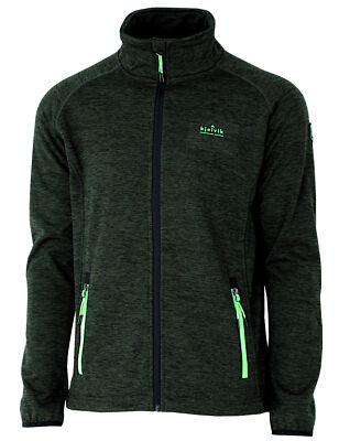 Kjelvik Herren Jacke Sweatjacke Mike Scandinavian Outdoor grün meliert