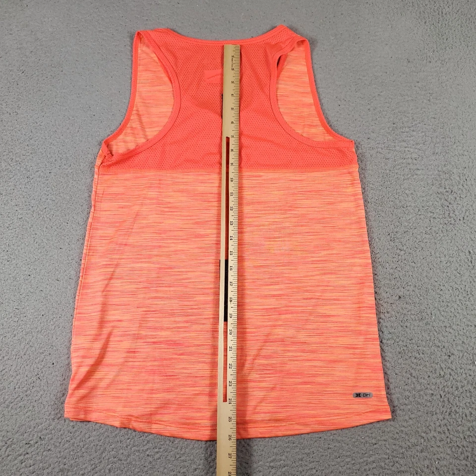 Camiseta sin mangas Reebok para mujer grande naranja RBX activo correr gimnasio entrenamiento Foto 3 de 4