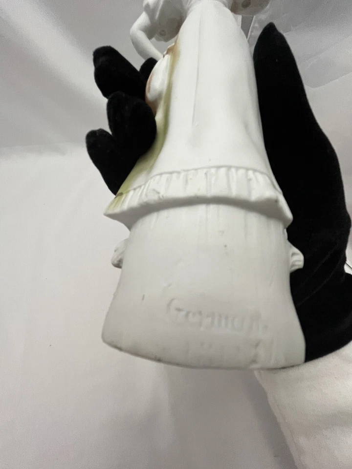 Antique ceramic lady figurine Germany 1812 Foto 4 de 4