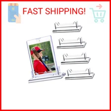 4 Pack Magnetic Card Holder Base Trading Card Stand Protector Card Sleeves