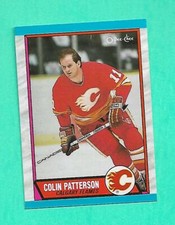 (1) COLIN PATTERSON 1989-90 O-PEE-CHEE # 71 FLAMES ROOKIE NM+ CARD (W2999)  