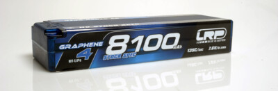 LRP Lipo Akku 7,6V HV Stock Spec GRAPHENE-4 8100mAh Hardcase 135C/65C