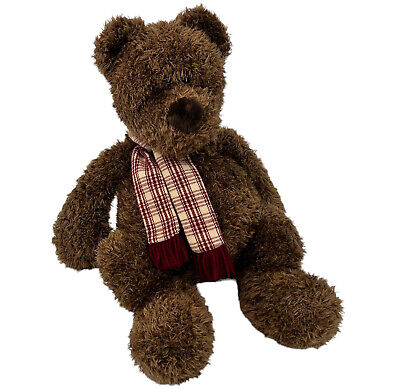 Pot Belly Teddy Bear Stuffed Plush Brown Shaggy Woodland Pot Belly Teddy Bear Stuffed Plush Brown Shaggy Woodland