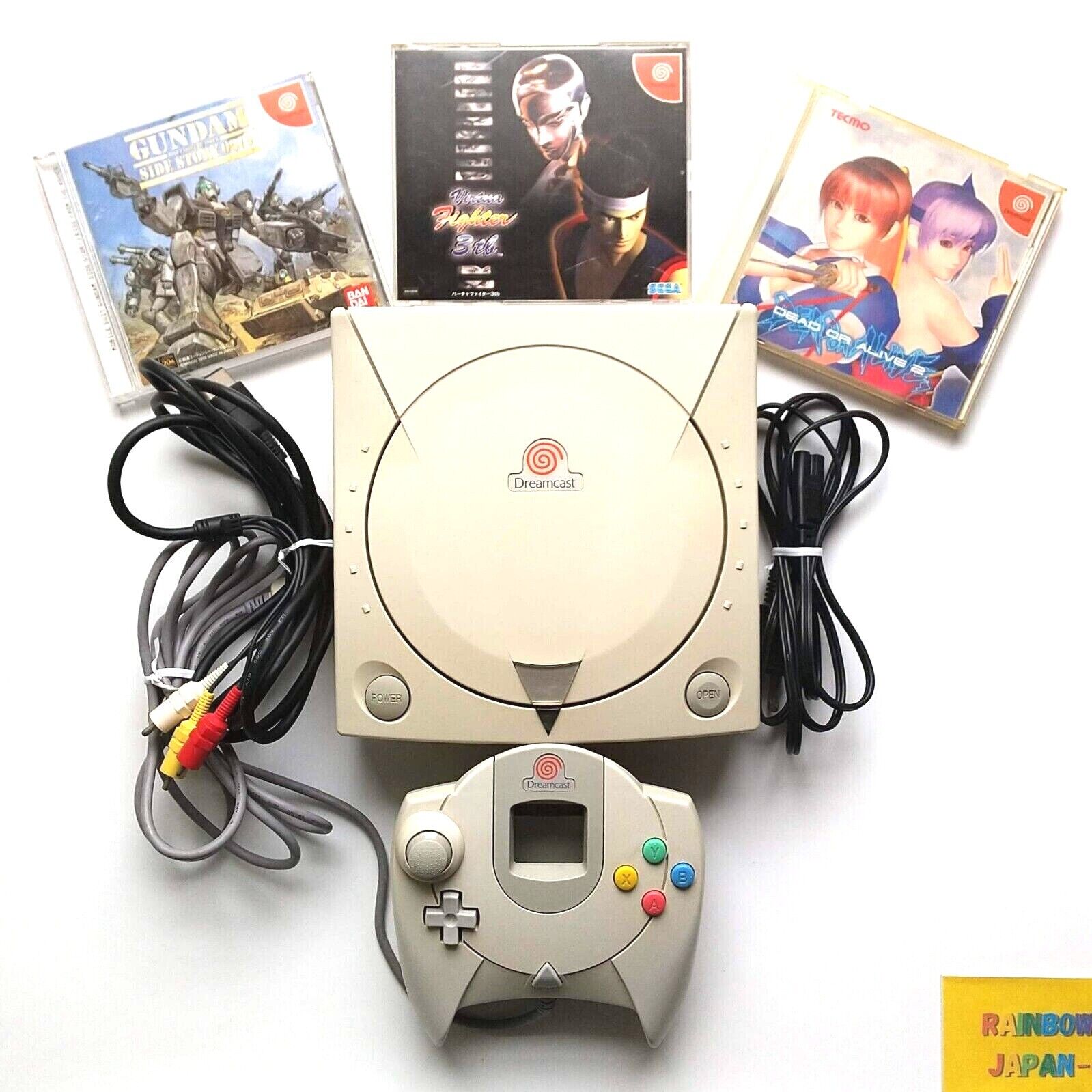 Sega Dreamcast Console Controller Lot Games SET Japan DC HKT Tested  Working