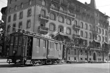 Tram in Geneva Switzerland 1946 4x6 Historic Photo