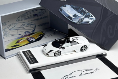 CL 1/64 Lamborghini Murcielago roadster convertible resin car model white