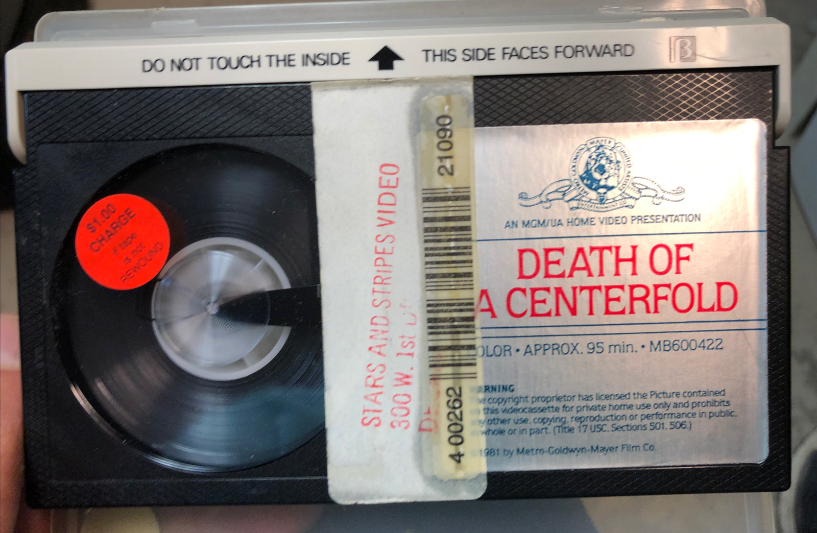 Death of a Centerfold 1981 BETA TAPE, Pinup Jamie Lee Curtis/Dorothy