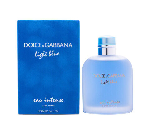 Light Blue Eau Intense Dolce & Gabbana D&G 6.7 oz EDP Cologne for Men New In Box - Picture 1 of 1