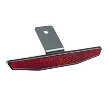 Rückstrahler mit Halter rot 18 x 125 mm Reflektor Motorrad Kennzeichenhalter