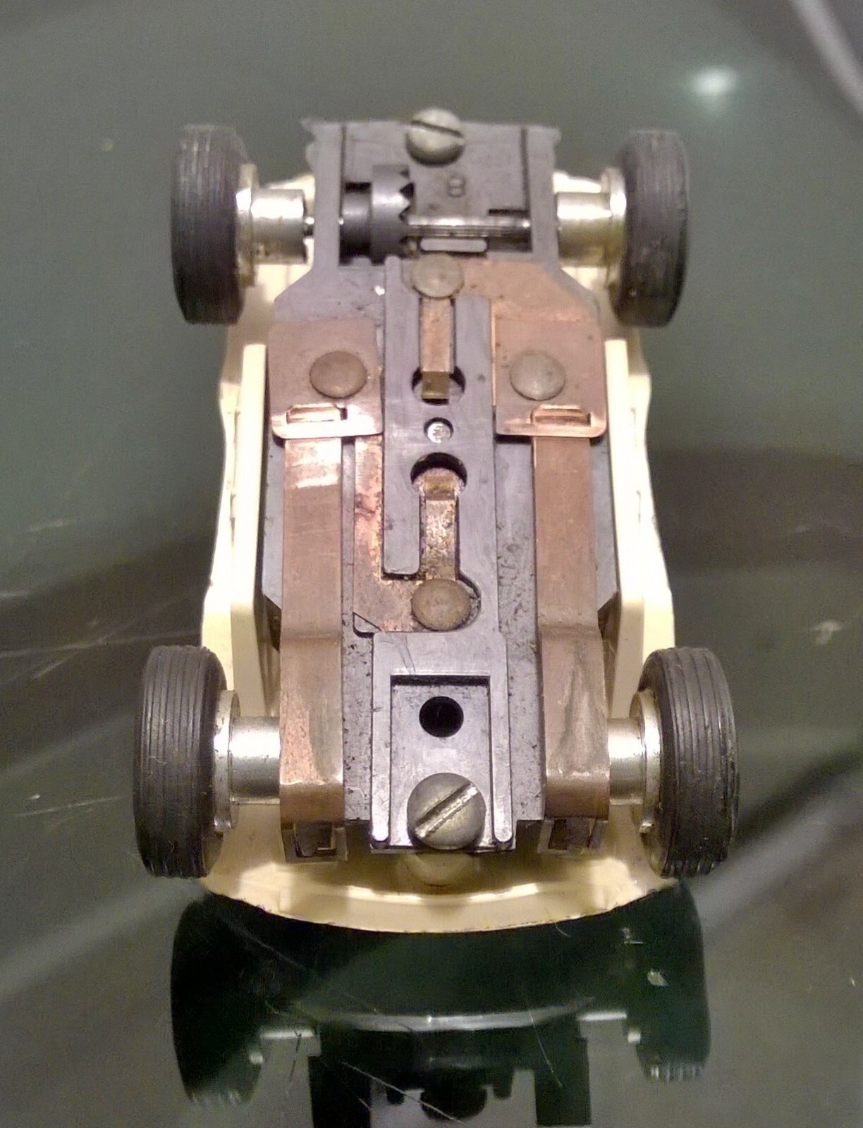 AURORA TJET 1399 White DUNE BUGGY HO SLOT CAR thunderjet slot cars