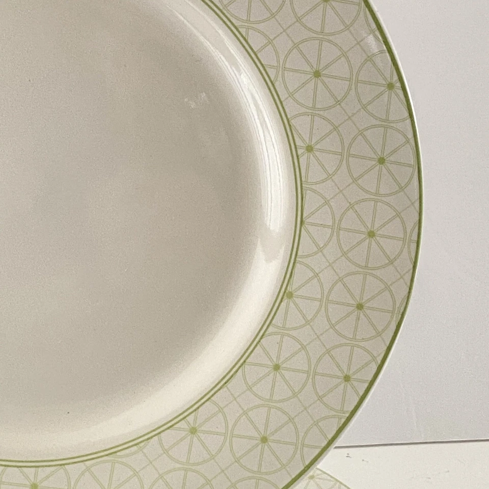 "Juego de 4 platos de cena Williams Sonoma CITRON verde 12""" Foto 2 de 3