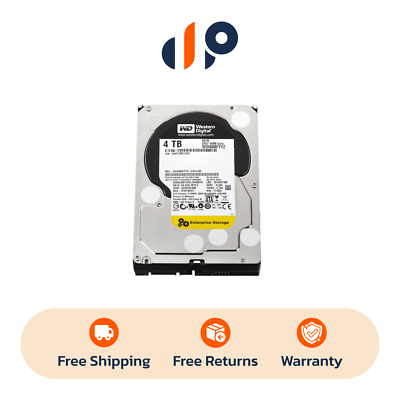 Western Digital RE Enterprise 4TB Hard Drive SATA 7200RPM 32MB