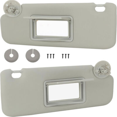 2017-2019 Chevy Cruze Driver & Passenger Side Sun Visor Pair Cream