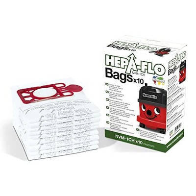 Numatic NVM-1CH HepaFlo' Disposable Filter Bags Pack - for the ''Henry'' HVR200A,