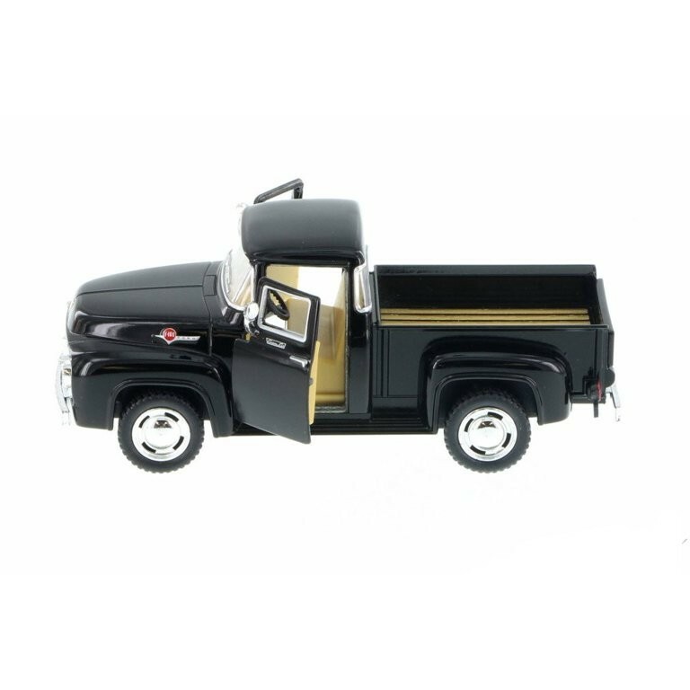 5385 )1956 Ford F-100 PickUp Truck, BLACK. Diecast Model Toy Car