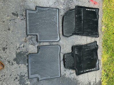 2016-2023 Nissan Maxima All Season All Weather Rubber Floor Mats Genuine OEM New