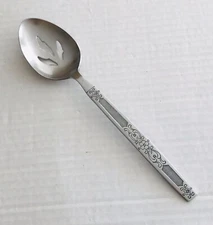 Northland Stainless Oneida Moon Dance Pierced Serving Spoon 