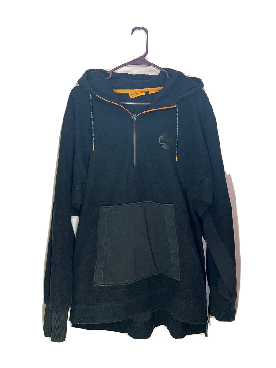 Timberland Menu0026#039;s Size Large Hoodie Jacket Zipper Middle Pocket Back  Logo | eBay