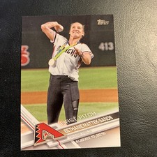 #FP-17 Bethanie Mattek Sands Arizona Diamondbacks￼ ￼￼￼￼2017 First Pitch B38b
